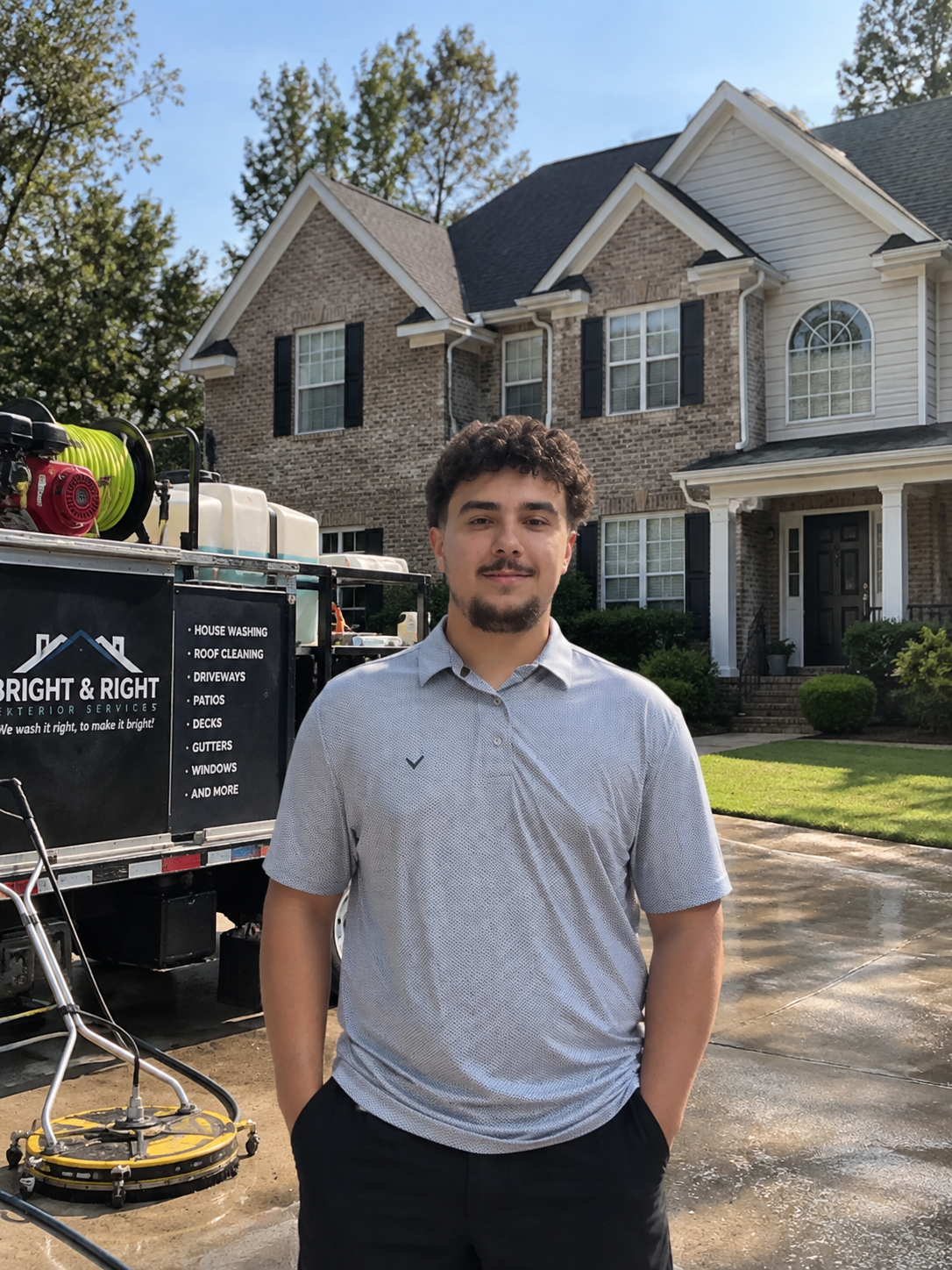 Jacob Loggins, owner of Bright & Right